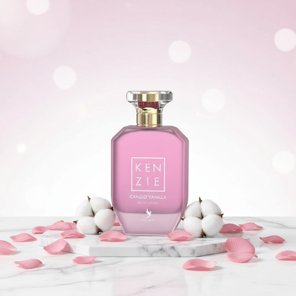 Kenzie Candid Vanilla Eau de Parfum Femme 100ml Vanille Florale, Ambre Doux